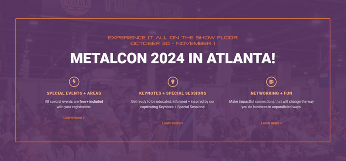 Estaremos presentes en Metalcon 2024