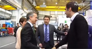 Visita de Iñigo Urkullu a la fábrica Etxe-Tar de Elgoibar